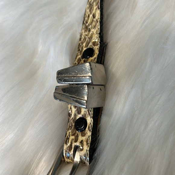 Genuine Vintage Snakeskin Belt by Apple Acc New York - Picture 7 of 12